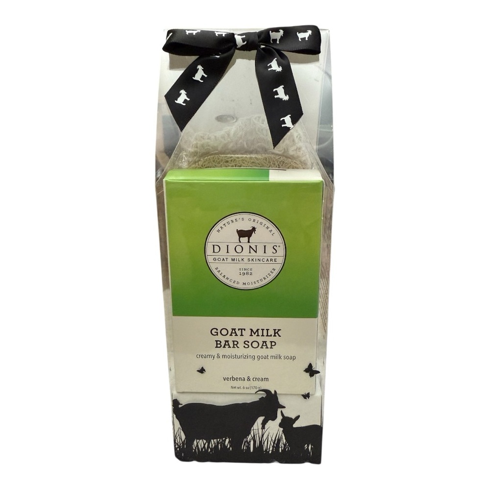Dionis Goat Milk Bar Soap - Verbena and Cream
